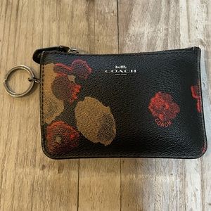 Coach floral pouch
